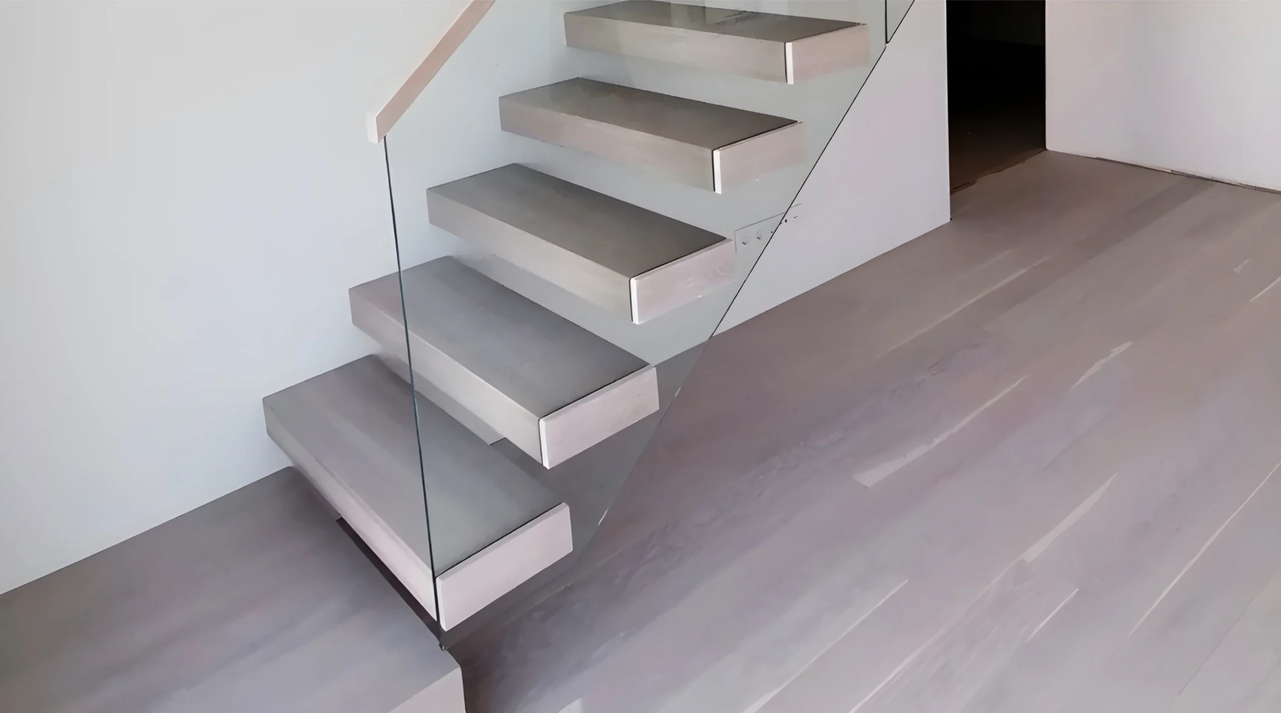 Bespoke cantilever staircase from Stair Supply